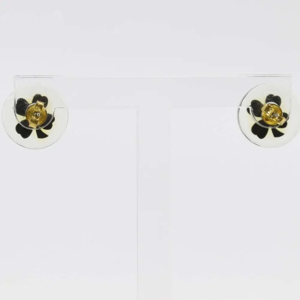 Chanel Cc Logo Clover Earrings Metal #261258C50B